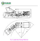 Weißes Dieselmotor-Lasts-Strecken-Schaber-Maschine CER ISO9001 Deutz
