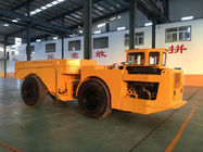 15 Tonnen-Kipplaster-Anhänger mit Rädern, orange Bergbau-Kipplaster