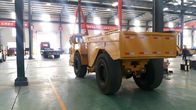15 Tonnen-Kipplaster-Anhänger mit Rädern, orange Bergbau-Kipplaster