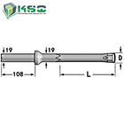 Verschlussstopfen-Öffnung integraler Schaft 19 Millimeter x der Bohrstange-Hexen-19 108 Millimeter