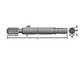 1500HL 635mm Rock Drilling Tools 635mm Drill Shank Adapter