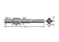 Kohlenbohrgerät-Schaft-Adapter Furukawa M120 PD 200r PD-200