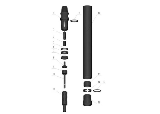 Der DTH-Hammer-Hammer hoher Luftdruck-Felsen-startender Wasser-Brunnenbohrungs-DTH
