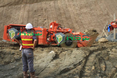 Tiefbau-Lasts-Strecken-Kipper mit dem konkreten Shotcrete-Roboter-Arm, KSQ RL-2 LHD