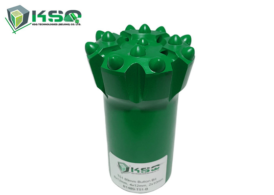 Verlegte legierter Stahl-Knopf-Stückchen-Felsen-Bohrgerät-Tropfen-Mitte T51 89mm ballistisch
