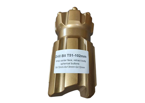 89 mm-127 mm T51 Durchmesser Rückziehbares Bohrgerät für Tunnelbau Schmiedeverarbeitung Typ