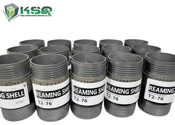 T2-76mm Kernbohrwerkzeuge Reamers Reamiing Shell für eine verbesserte Mineralforschung Effizienz