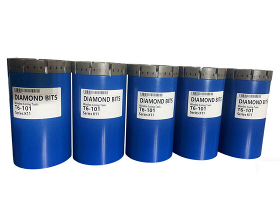 T6-Serie imprägnierter Diamant-Kernbohrer für das Bohren in sehr hartem Gestein, alle Größen verfügbar