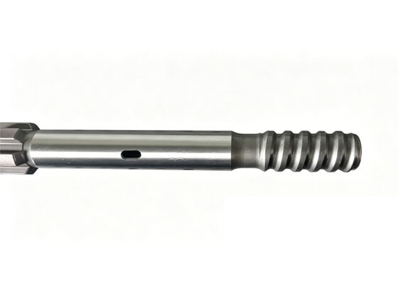 445mm COP 131 T38 Drifting Shank Adapter Hochfestigkeits-Legierungsstahl für hydraulische Felsbohrungen