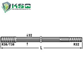 Spülungsloch Rod R/T38-Hex 32-R32 des Drifter-R32 9,6 Millimeter