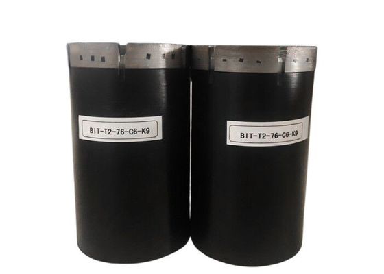 T2-76mm imprägnierte Diamantbohrkrone für geotechnische entkernende Bohrung