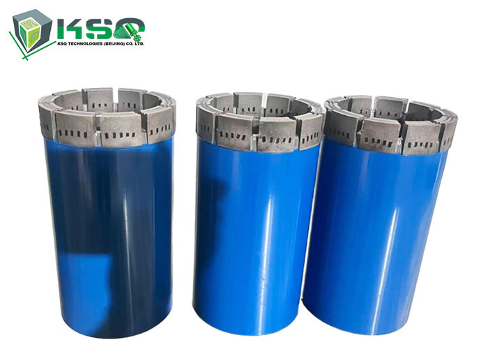 T6-101 Impregnated Diamond Core Bit with Standard Crown Profile and Face Discharge Waterways for Mining Exploration