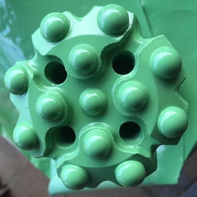 Straigh-Loch-Anwendungs-Tropfen-Mitte-einziehbare Bohrer-Knopf-Felsen-Bohrer