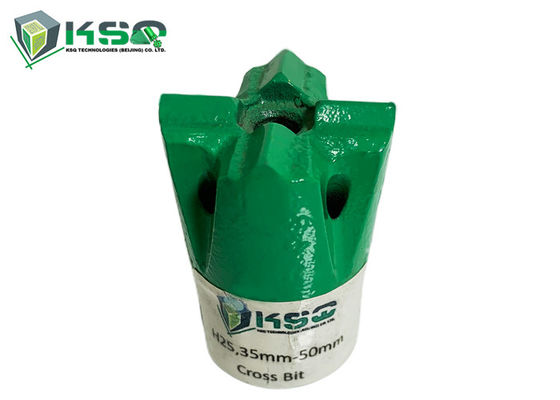 H25 Durchmesser 35 mm-57 mm Knopfbohrer für Bergbaugewinde