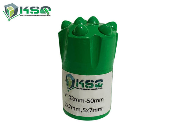 Bergbau-Bohrung, die sich verjüngenden Grad 32-50mm des Knopf-Stückchen-kurzen Rock-7 einen Tunnel anlegt