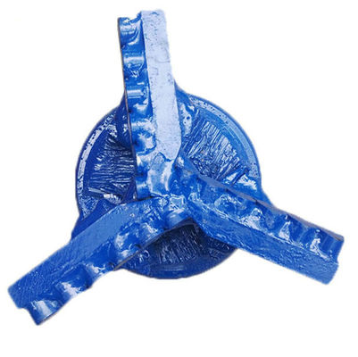 API bescheinigte 3 Schritt-drehende Bohrköpfe der Flügel-Blatt-PDC für Wasser-Brunnenbohrung