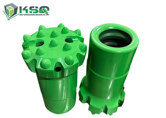 T51-102mm Wolframkarbid und hochfeste Stahllegierung Knopfbohrer ideal für mittelharte Gesteinsbedingungen