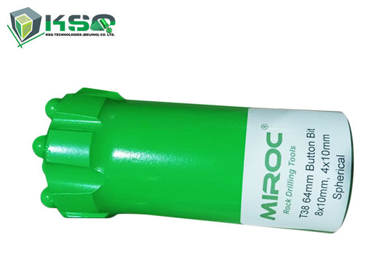 T38 64mm Hammerkopf-Gesteinsbohrlochknopfmeißel