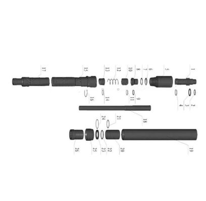 Vielseitiger DTH-Bohrhammer für verschiedene Bohranwendungen Loch 60-305mm
