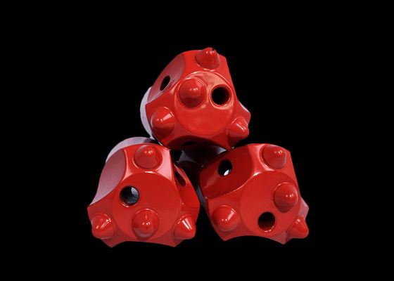 12 Grad ziehen Art kugelförmiges Legierungs-Material Durchmessers Carbid des Knopf-Bohrer-30-42mm zurück