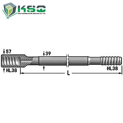 Spülungsloch Rod R38-Round 39-R38 der Geschwindigkeits-R38 14,5 Millimeter