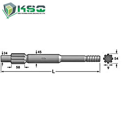 Atlas Copco-Bohrgerät-Schaft-Adapter COP1032, COP1036, COP1038HB