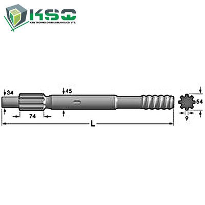 Atlas Copco-Bohrgerät-Schaft-Adapter COP1238