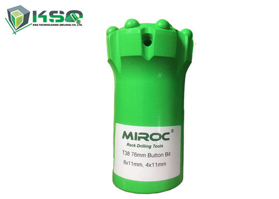 Knopf-Bohrer-normaler Körper T38 76mm mit ballistischen Hartmetalleinsätzen