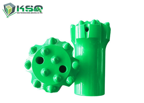 12 Bohrer des Knopf-flacher Gesichts-Durchmesser-76mm T45 für Spitzenhammerbohren