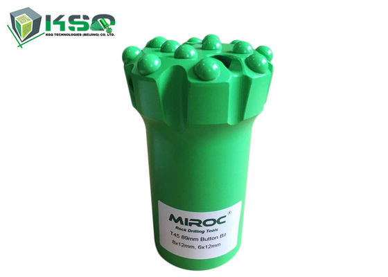 Ballistisches/kugelförmiges T45 für langen Durchmesser-Knopf-Bohrer der Loch-Bohrungs-89mm