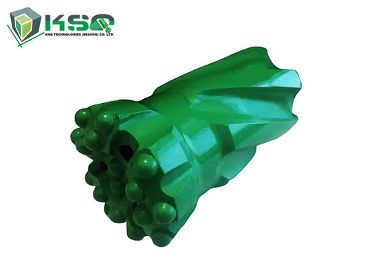 T45 kugelförmiger/ballistischer Knopf-Durchmesser 70 - 102mm Felsen-Bohrgerät-Faden Retrac-Knopf-Stückchen
